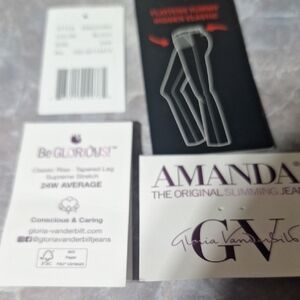 Gloria Vanderbilt Amanda Jeans - Classic Black